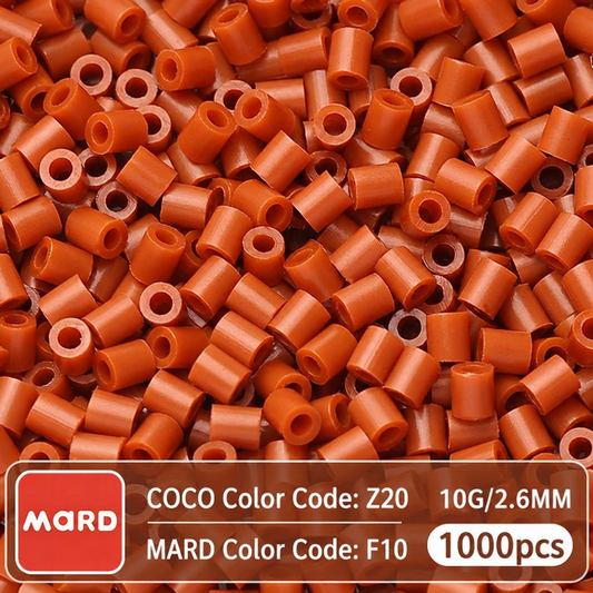 2.6mm Mini Fuse Beads Refill Pack, 10g About 1000Pcs Per Bag DIY Handmade Craft Beads F10-17