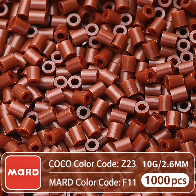 2.6mm Mini Fuse Beads Refill Pack, 10g About 1000Pcs Per Bag DIY Handmade Craft Beads F10-17