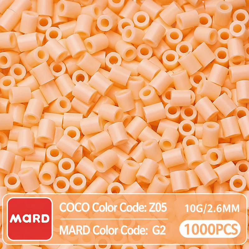 2.6mm Mini Fuse Beads Refill Pack, 10g About 1000Pcs Per Bag DIY Handmade Craft Beads G01-07