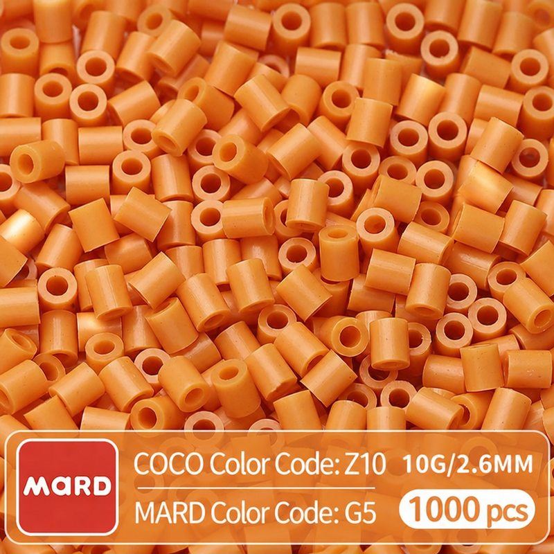 2.6mm Mini Fuse Beads Refill Pack, 10g About 1000Pcs Per Bag DIY Handmade Craft Beads G01-07