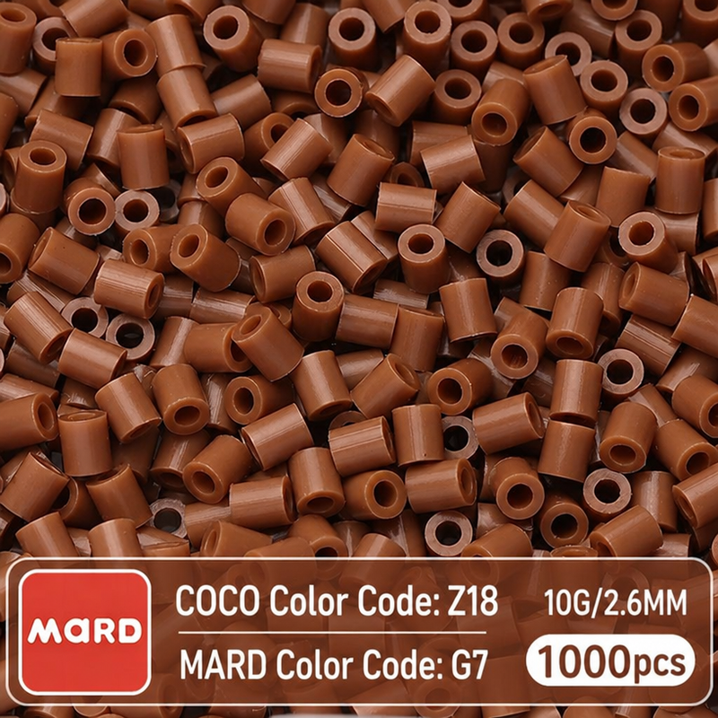 2.6mm Mini Fuse Beads Refill Pack, 10g About 1000Pcs Per Bag DIY Handmade Craft Beads G01-07