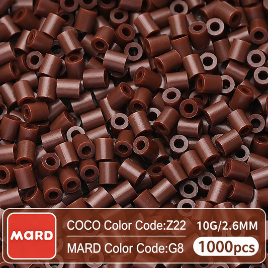 2.6mm Mini Fuse Beads Refill Pack, 10g About 1000Pcs Per Bag DIY Handmade Craft Beads G08-14