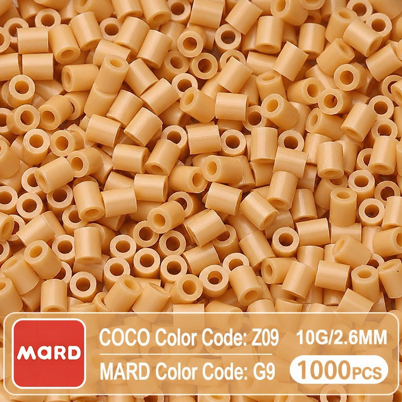 2.6mm Mini Fuse Beads Refill Pack, 10g About 1000Pcs Per Bag DIY Handmade Craft Beads G08-14