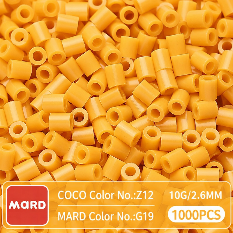 2.6mm Mini Fuse Beads Refill Pack, 10g About 1000Pcs Per Bag DIY Handmade Craft Beads G15-21