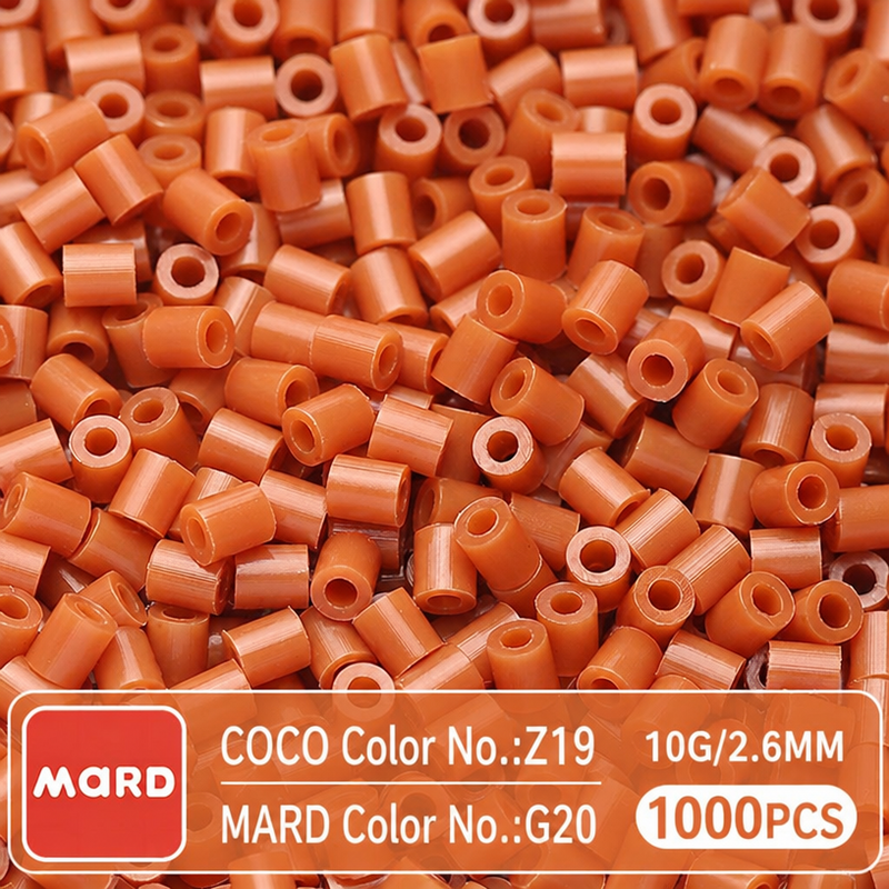 2.6mm Mini Fuse Beads Refill Pack, 10g About 1000Pcs Per Bag DIY Handmade Craft Beads G15-21