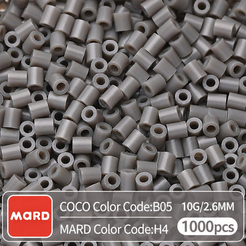2.6mm Mini Fuse Beads Refill Pack, 10g About 1000Pcs Per Bag DIY Handmade Craft Beads H01-08