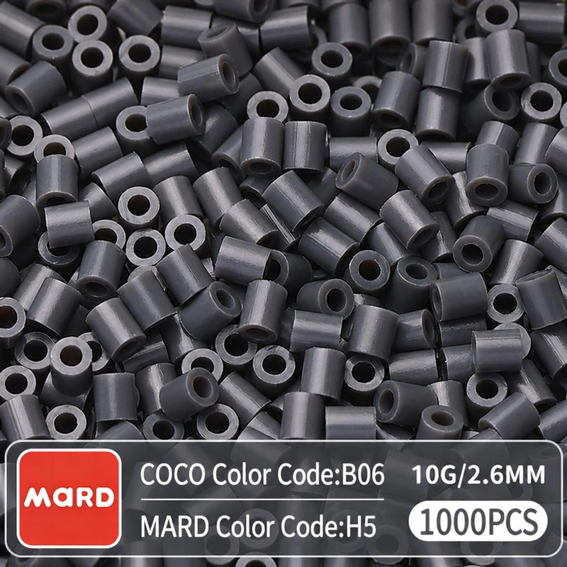 2.6mm Mini Fuse Beads Refill Pack, 10g About 1000Pcs Per Bag DIY Handmade Craft Beads H01-08