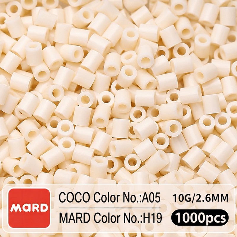 2.6mm Mini Fuse Beads Refill Pack, 10g About 1000Pcs Per Bag DIY Handmade Craft Beads H17-23