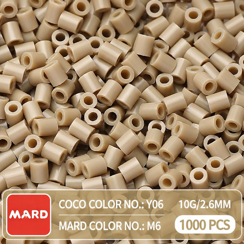 2.6mm Mini Fuse Beads Refill Pack, 10g About 1000Pcs Per Bag DIY Handmade Craft Beads M01-08