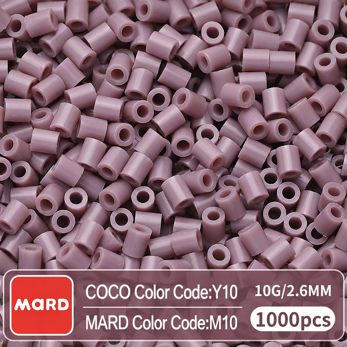 2.6mm Mini Fuse Beads Refill Pack, 10g About 1000Pcs Per Bag DIY Handmade Craft Beads M09-15
