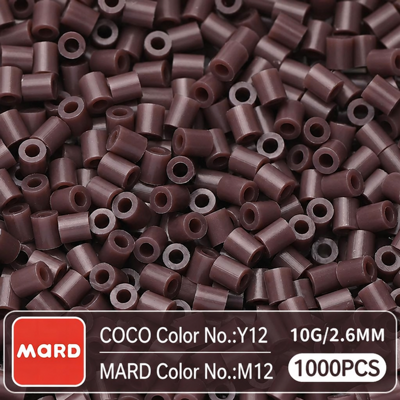 2.6mm Mini Fuse Beads Refill Pack, 10g About 1000Pcs Per Bag DIY Handmade Craft Beads M09-15