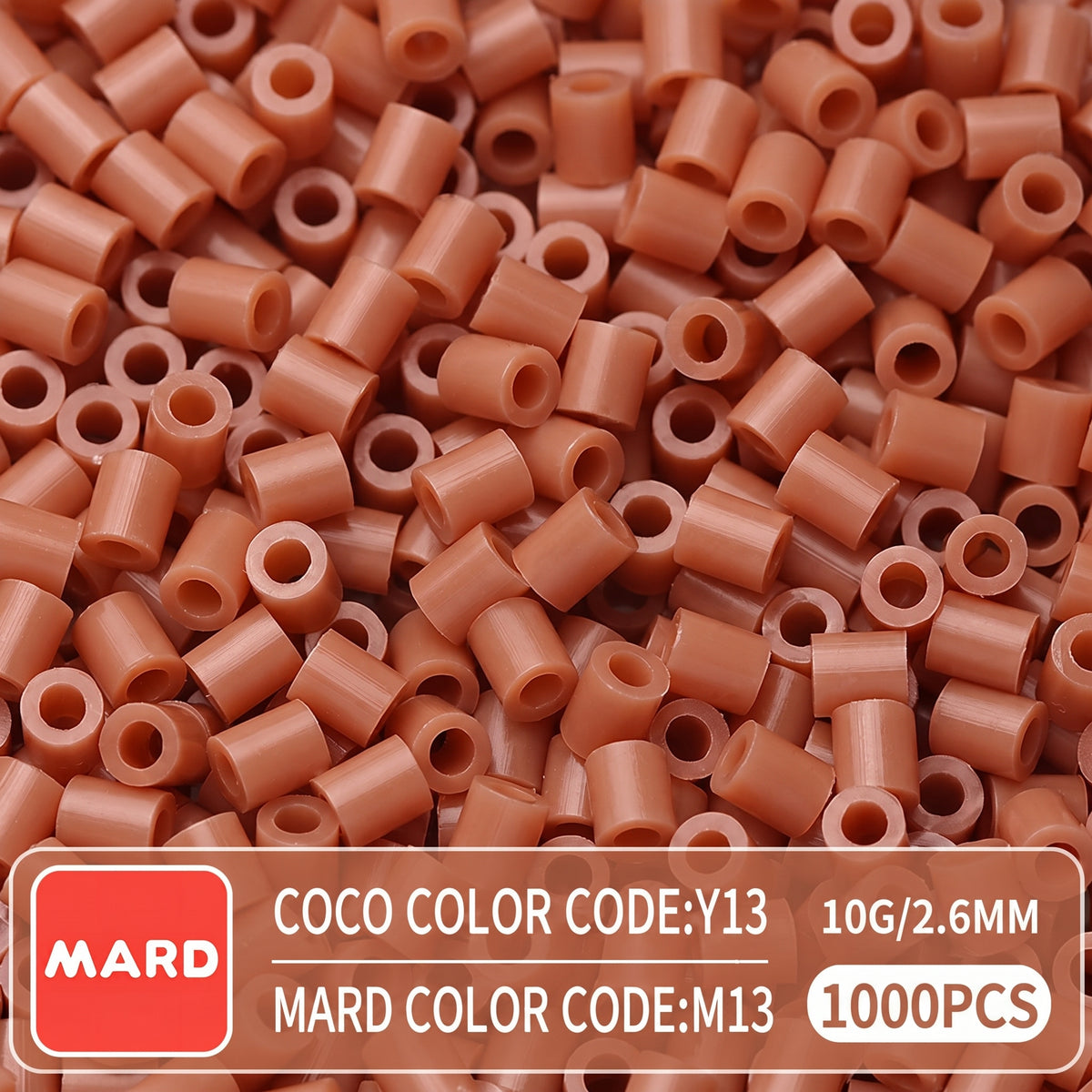 2.6mm Mini Fuse Beads Refill Pack, 10g About 1000Pcs Per Bag DIY Handmade Craft Beads M09-15