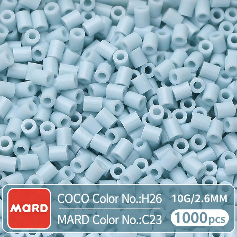 2.6mm Mini Fuse Beads Refill Pack, 10g About 1000Pcs Per Bag DIY Handmade Craft Beads C21-29