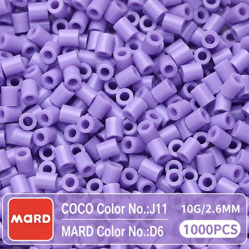 2.6mm Mini Fuse Beads Refill Pack, 10g About 1000Pcs Per Bag DIY Handmade Craft Beads D01-09