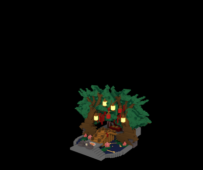 3D Perler Bead Pattern 13 | Printable 2.6mm Pixel Art Template13